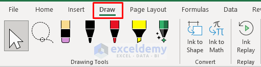 how to draw lines in excel