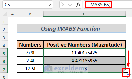 All Numbers in Positive with IMABS