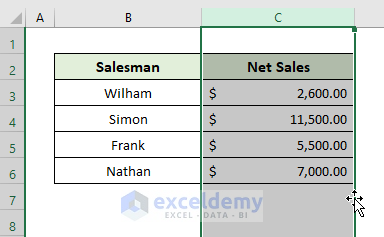 How to Swap Two Columns in Excel