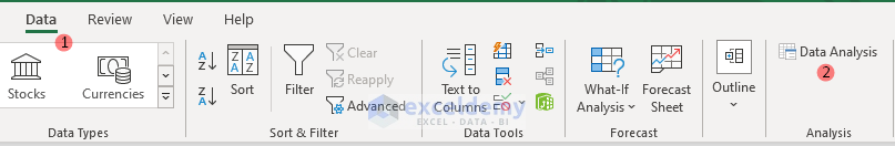 data analysis in excel