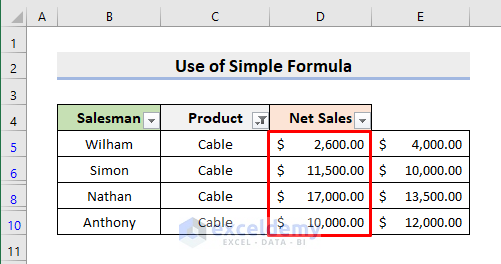 Apply Simple Formula in Excel to Paste Only into Visible Cells