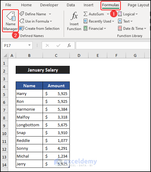 Launch Name Manger Dialog Box to Copy Excel Sheet While the Name Already Exists