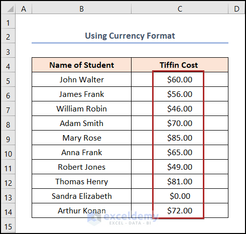 Excel Changing Numbers to Decimals If Currency Format Is Used