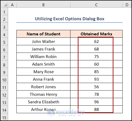 Utilizing Excel Options Dialog Box to Stop Changing Numbers to Decimals