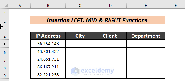 Excel Text to Columns Formula Automatically