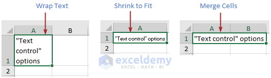 Wrap Text, Shrink to Fit and Merge Cells