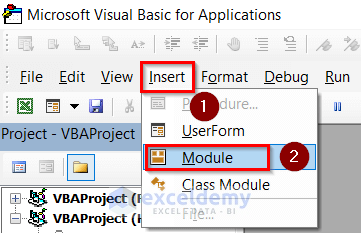 Opening Microsoft Visual Basic for Application Box to Adjust Chart Gridlines Spacing in Excel