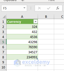 get Currency converted into a Number in an Excel sheet