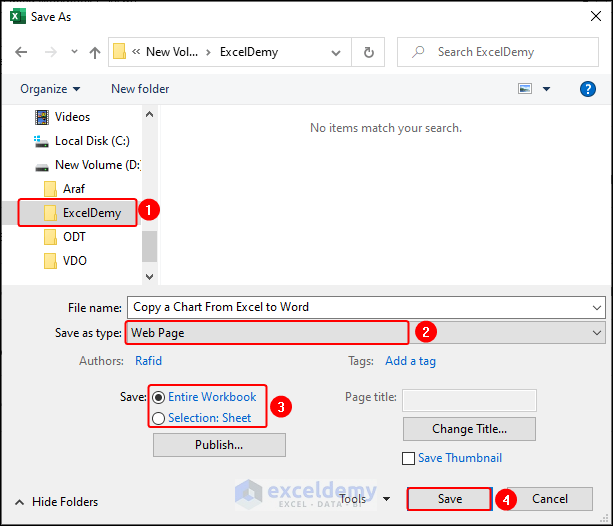 working on Save As dialog box to save charts as pictures in Excel