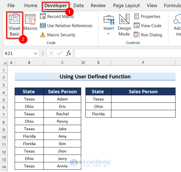 Combine Values If Match Using User Defined Function