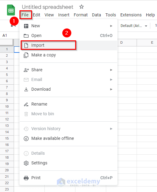 How to Export Data from Excel to Google Sheets (2 Easy Ways)