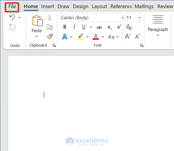 Copy Table from PDF to Microsoft Word Then Paste It to Excel