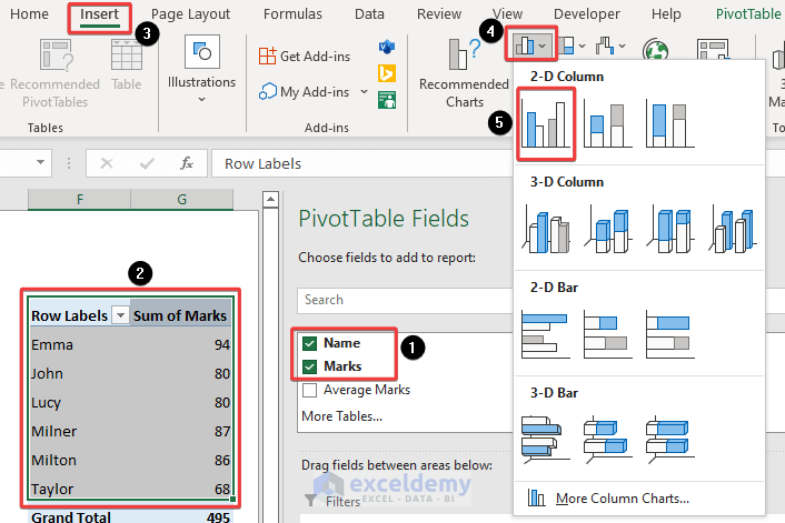 How to Add Average Line in Excel Pivot Chart