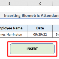 Biometric Attendance Report in Excel