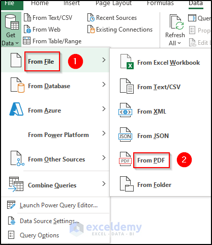 Importing Data from PDF to Excel to Copy and Paste from PDF to Excel 