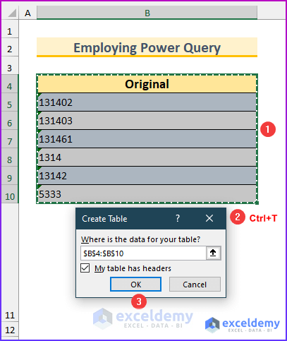 Employing Power Query
