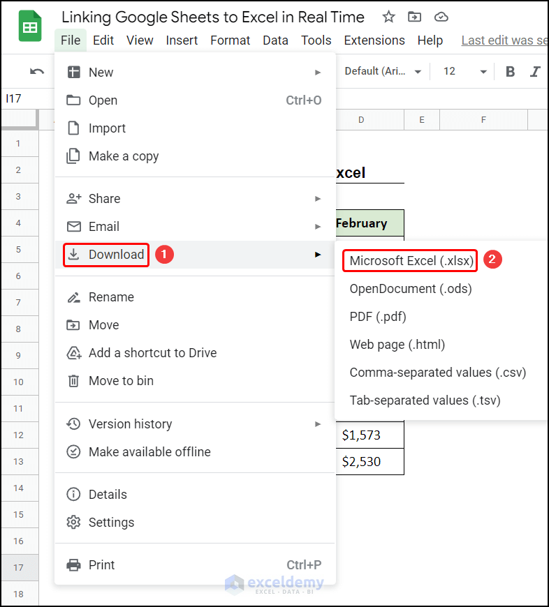 How Can I Link Google Sheets To Excel In Real Time 
