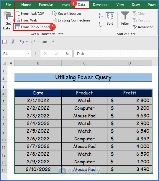 Utilizing Power Query to Aggregate Data in Excel