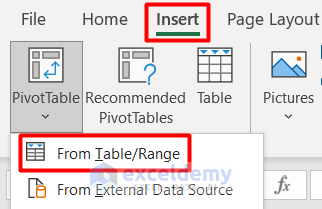 Insert Pivot Table to Evaluate Demographic Data in Excel