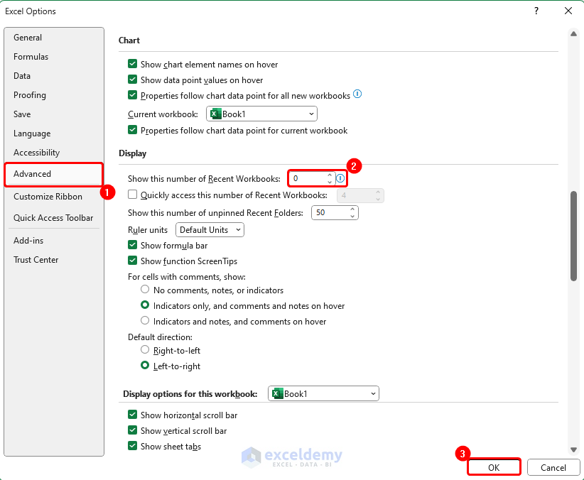 How to Clear Recent Documents in Excel