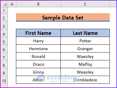 5 Easy Ways to Concatenate Names in Excel