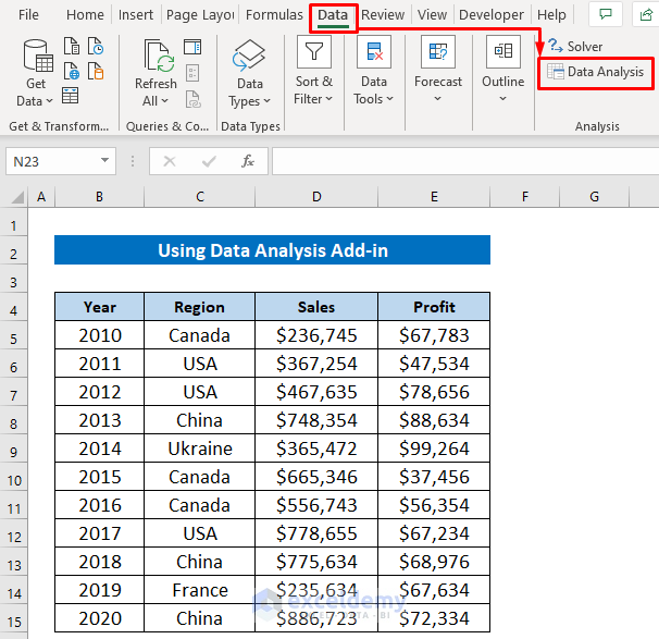 Data Using Excel How to Enter Data for Analysis in Excel (2 Easy Ways)