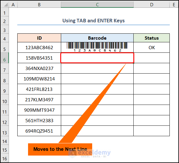 How to Fix If the Barcode Scanner Is Skipping Lines in Excel