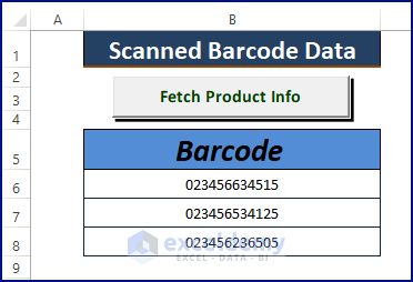 Creating a Barcode Scanner Macro in Excel: 5 Methods