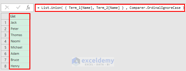 Formula to Compare Two Tables and Merge Values in Power Query