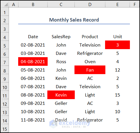 Applying Conditional Formatting to compare 2 csv files in excel