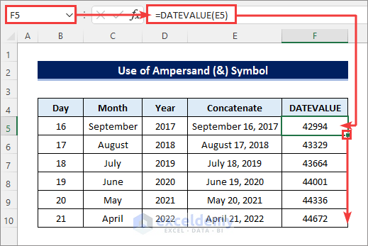 convert date_text to date using DATEVALUE function
