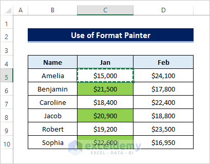 copy range where conditional formatting is applied
