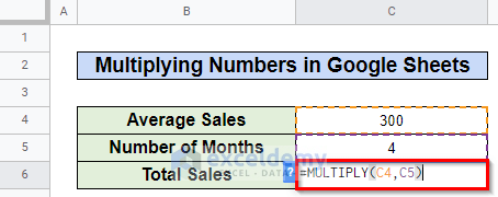 differences between excel and google sheets formulas in multiplying numbers