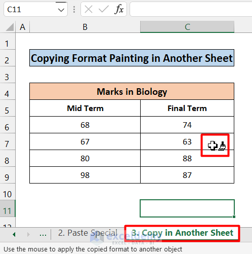 How to Copy Conditional Formatting to Another Sheet in Excel
