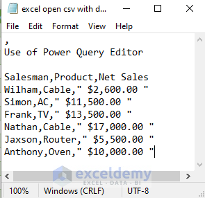 excel open csv with delimiter
