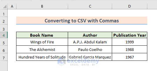 excel save as csv with commas