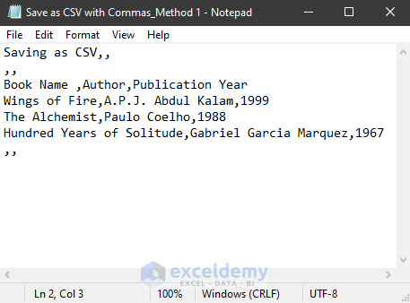 excel save as csv with commas using vba