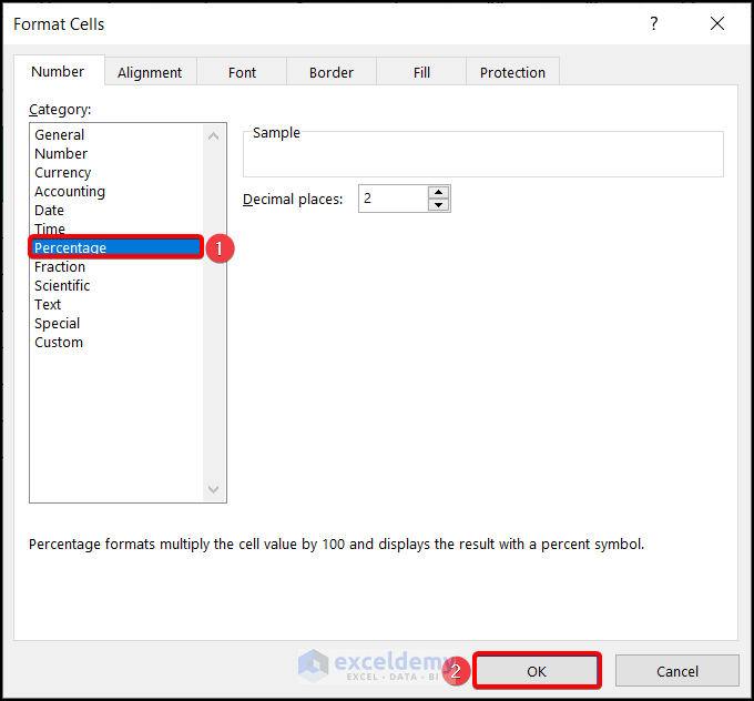 Format Cells