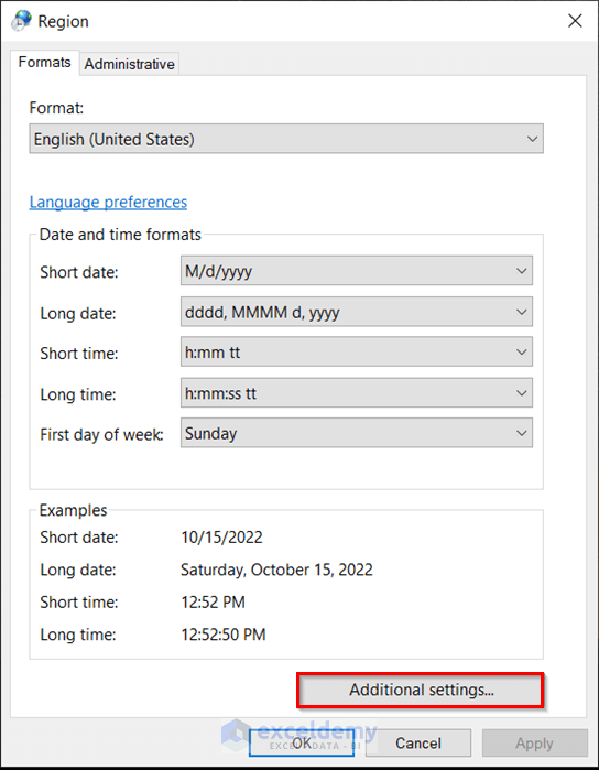 How To Change Decimal Separator In Excel 7 Quick Methods How To Change Decimal Separator In Excel 7 Quick Methods