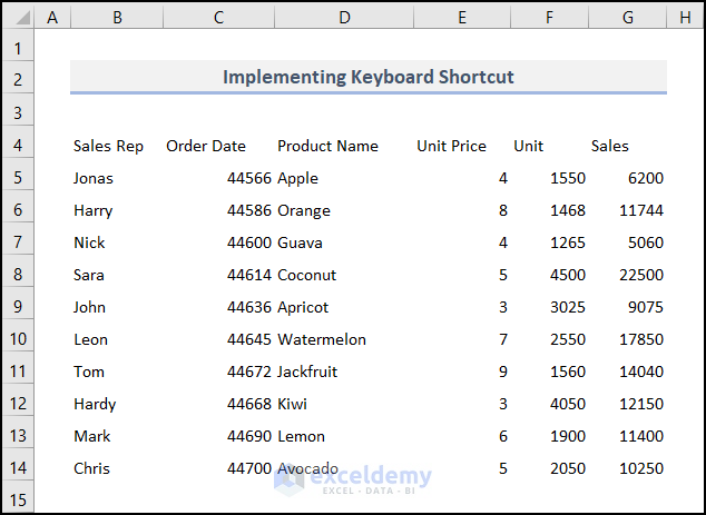 Implementing Keyboard Shortcut to clear formatting in excel