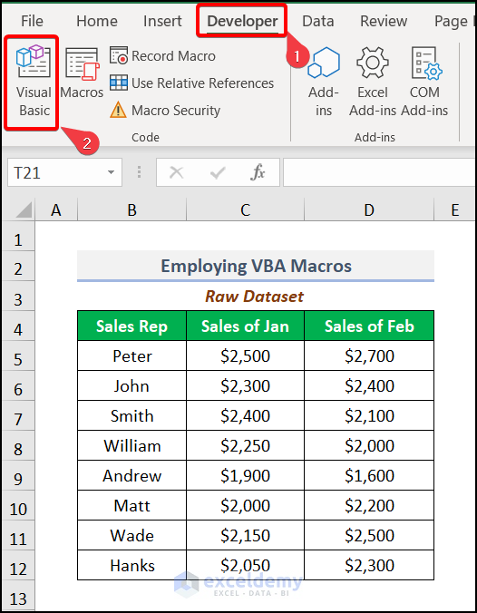 Employing VBA Macros to copy and paste a column in excel