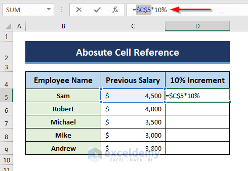 How to Copy and Paste Formulas in Excel Without Changing Cell References