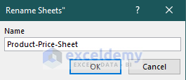 rename multiple sheets in excel using vba