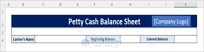 petty cash balance summary