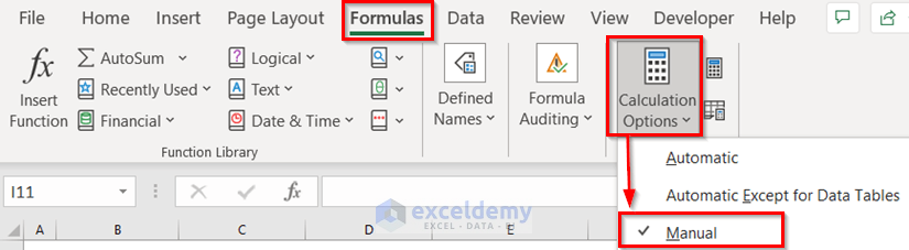Excel Iterative Calculation Not Working for keeping Manual Calculation