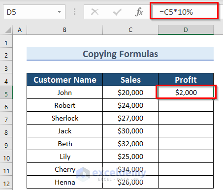 Dataset for Excel not Copying Formulas only Values