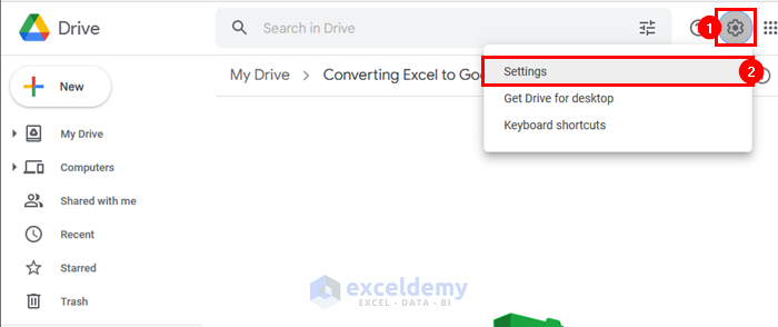 Employ Only Google Drive to Transform Excel to Google Sheets Automatically