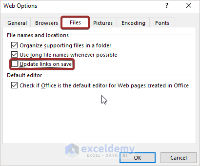 Excel Hyperlink Not Redirecting Properly