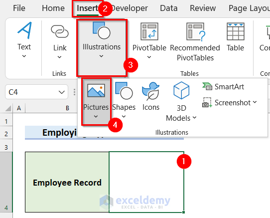 Employ Hyperlink Feature in Excel