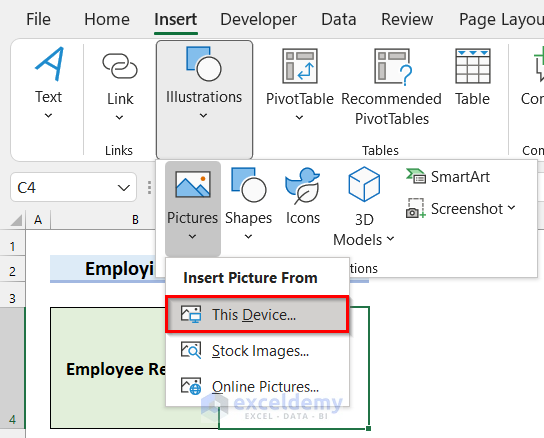 Inserting Image to Attach PDF file in Excel
